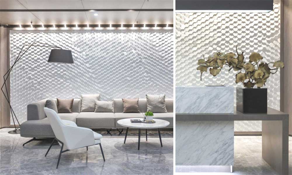 深圳市福田區(qū)車公廟現(xiàn)代輕奢辦公室設(shè)計裝修休息區(qū)