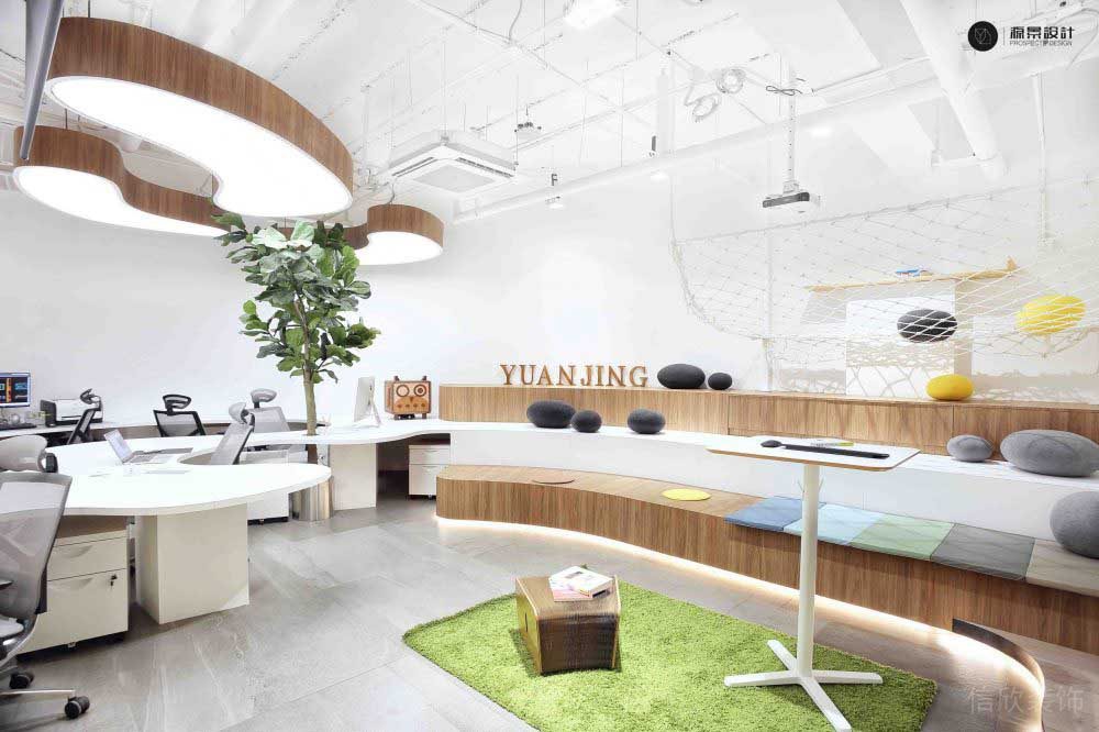 北歐風(fēng)辦公區(qū)效果圖設(shè)計
