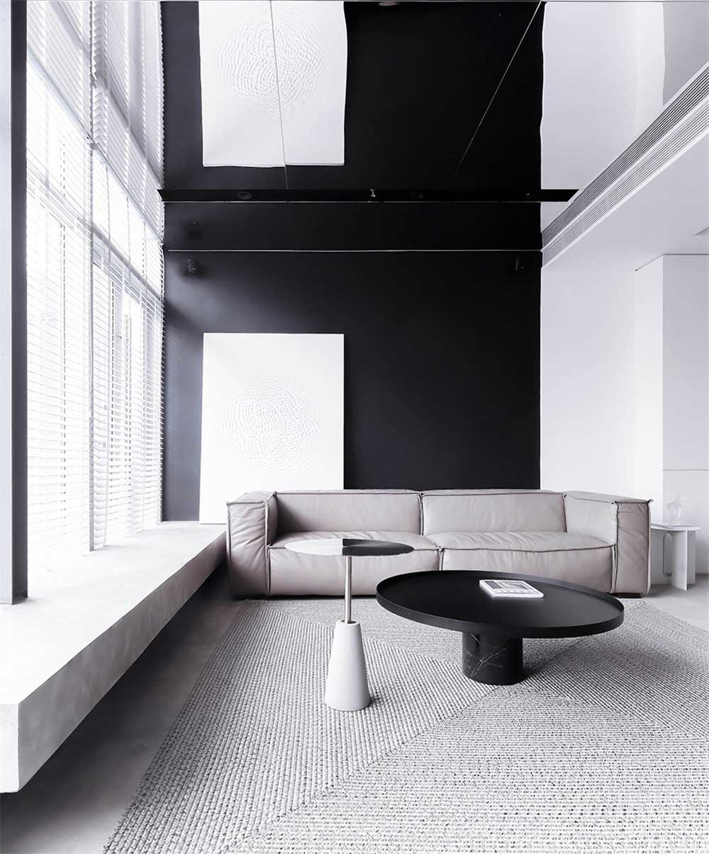 深圳現(xiàn)代簡約風格黑白色調(diào)辦公室設(shè)計裝修——休息區(qū) 深圳現(xiàn)代簡約風格黑白色調(diào)辦公室設(shè)計裝修——休息區(qū)