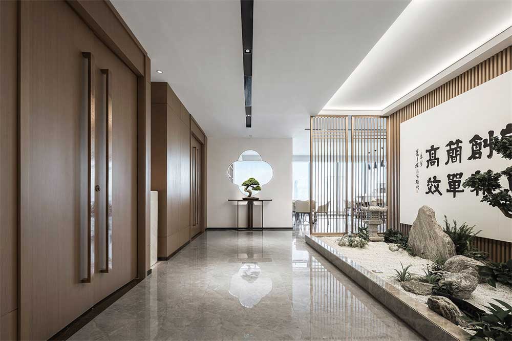 深圳市寶安1000平國(guó)中創(chuàng)投辦公室裝修景觀