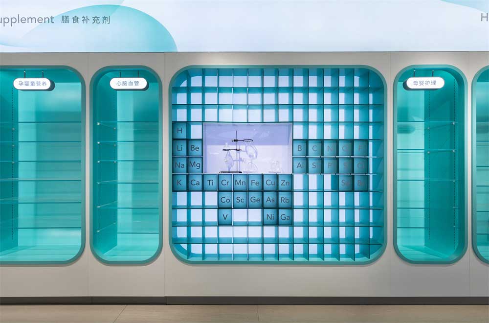 深圳龍華區(qū)PureH2B津梁生活實體店鋪設計裝修-展示柜 深圳龍華區(qū)PureH2B津梁生活實體店鋪設計裝修-展示柜