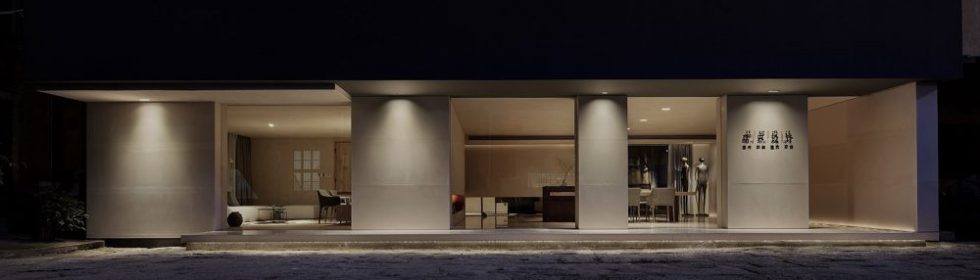 辦公室墻柱設(shè)計射燈效果燈飾創(chuàng)意效果圖暖光燈階梯式大理石過道