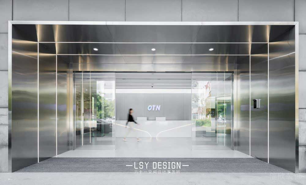 前臺(tái)接待背景墻墻面鐵藝效果設(shè)計(jì)圖