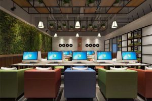 深圳福田區(qū)網(wǎng)咖裝修設(shè)計方案 游戲區(qū)