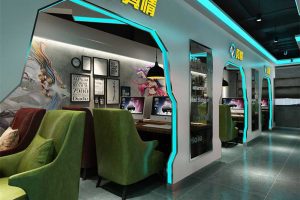 深圳南山區(qū)網(wǎng)咖裝修設(shè)計 包間