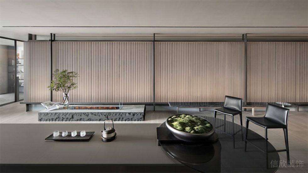 深圳龍華300平方簡約風(fēng)格辦公室裝修茶室效果圖