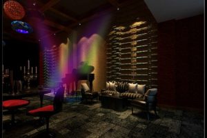 酒館裝修設(shè)計(jì)圖彩色射燈設(shè)計(jì)餐廳裝修效果圖酒吧店鋪設(shè)計(jì)圖