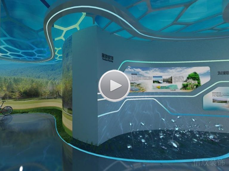 科普教學(xué)中心燈飾設(shè)計(jì)效果圖博物館展廳設(shè)計(jì)圖