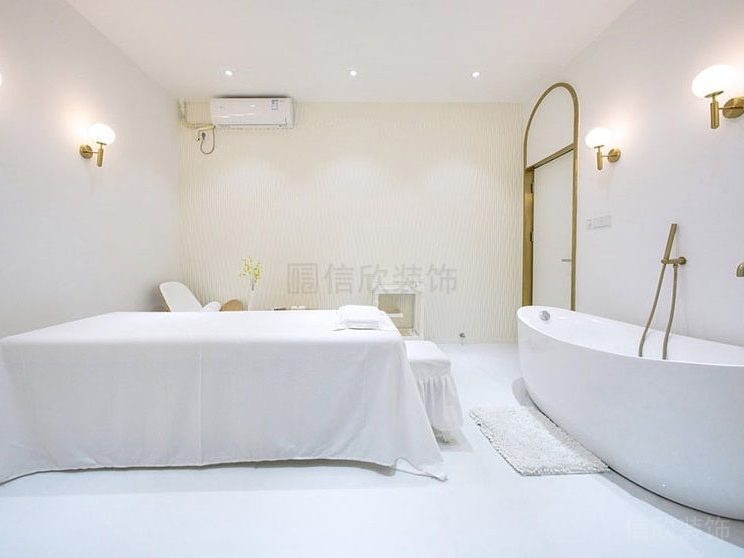 Spa房墻布整體效果圖設(shè)計