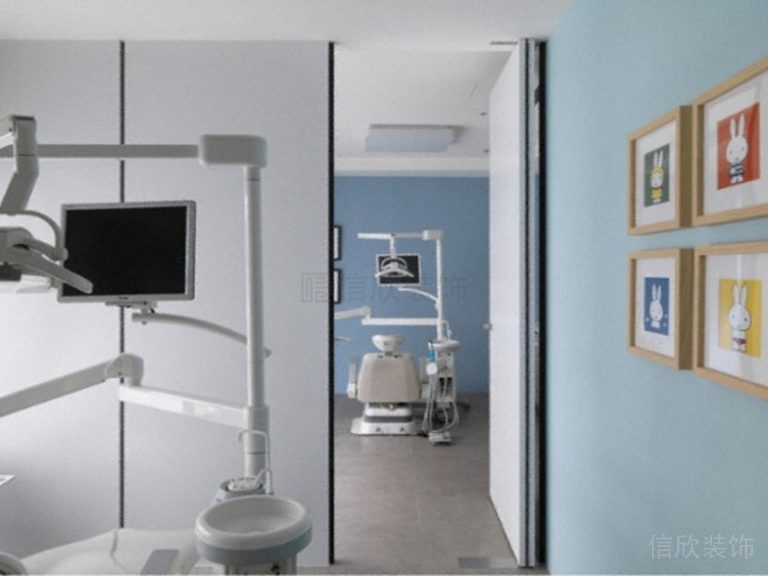 藍(lán)色調(diào)口腔醫(yī)院診室設(shè)計圖