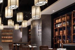 木隔斷瓷磚墻面天花吊頂裝修設(shè)計效果圖