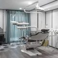 牙科診所休息區(qū)就診臺裝修科技簡約白色效果
