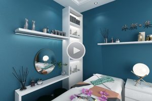 沐顏美容店裝修設(shè)計(jì)