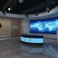 四川廣安日?qǐng)?bào)演播室裝修設(shè)計(jì)