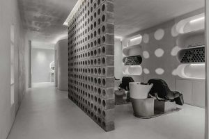 深圳龍崗工業(yè)風美發(fā)沙龍裝修設計