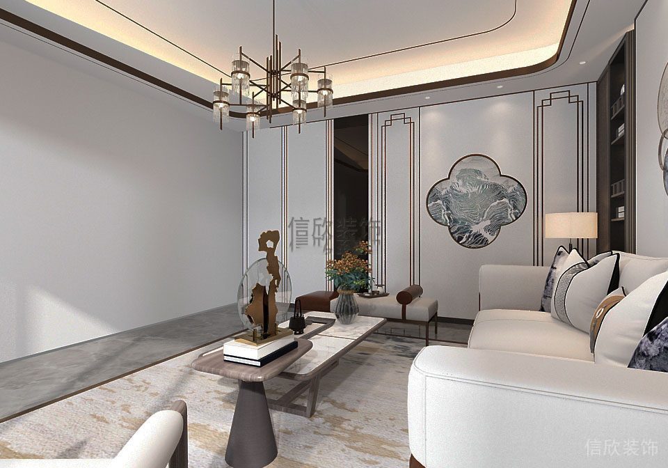 都薈首府10棟客廳裝修效果圖