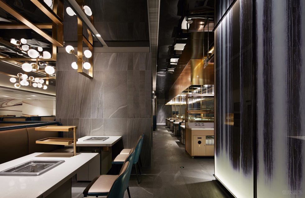 深圳福田星河世紀現代輕奢風火鍋餐廳裝修案例卡座 深圳福田星河世紀現代輕奢風火鍋餐廳裝修案例卡座