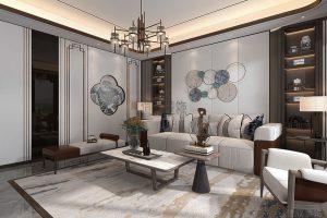 銀領(lǐng)公館11棟客廳裝修效果圖