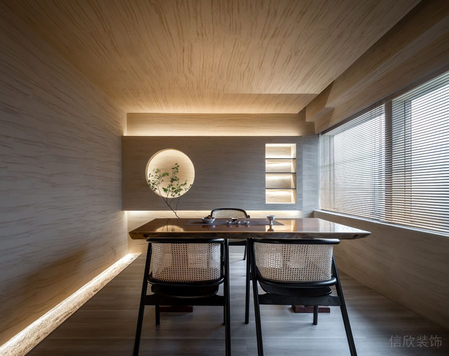 深圳寶安中洲華府暖色調(diào)極簡(jiǎn)風(fēng)格茶館裝修案例三人包廂 深圳寶安中洲華府暖色調(diào)極簡(jiǎn)風(fēng)格茶館裝修案例三人包廂