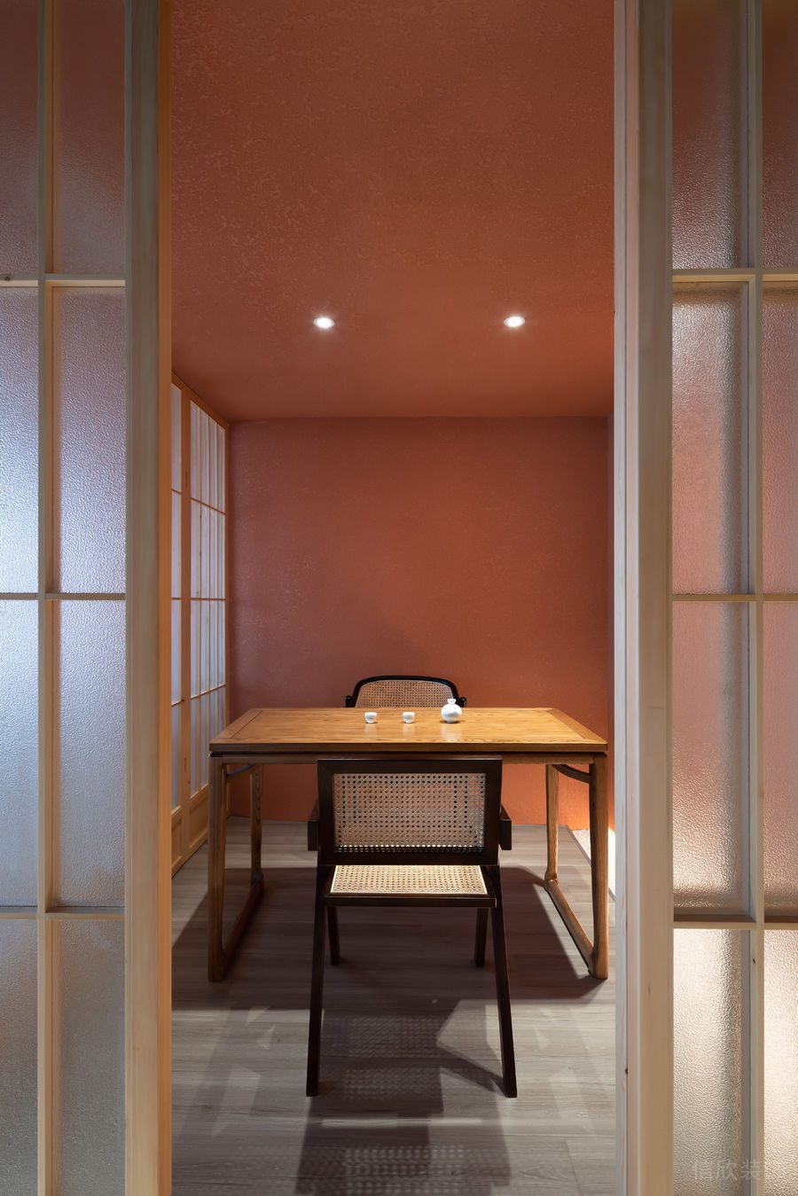 深圳寶安中洲華府暖色調(diào)極簡(jiǎn)風(fēng)格茶館裝修案例雙人包廂 深圳寶安中洲華府暖色調(diào)極簡(jiǎn)風(fēng)格茶館裝修案例雙人包廂