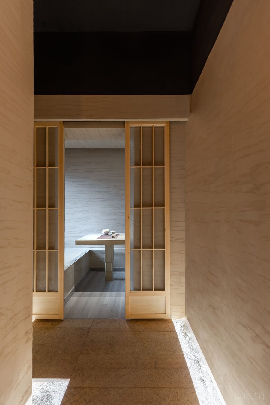 深圳寶安中洲華府暖色調(diào)極簡(jiǎn)風(fēng)格茶館裝修案例榻榻米包廂 深圳寶安中洲華府暖色調(diào)極簡(jiǎn)風(fēng)格茶館裝修案例榻榻米包廂