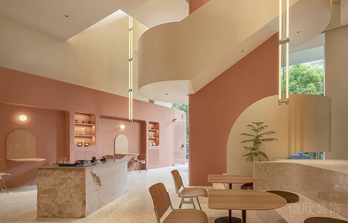 深圳羅湖新2000廣場極簡風(fēng)格甜品咖啡館裝修案例中島陳列臺 深圳羅湖新2000廣場極簡風(fēng)格甜品咖啡館裝修案例中島陳列臺