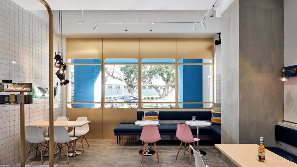 深圳龍華星河傳奇天街網(wǎng)紅現(xiàn)代風漢堡店裝修案例內(nèi)部用餐區(qū) 深圳龍華星河傳奇天街網(wǎng)紅現(xiàn)代風漢堡店裝修案例內(nèi)部用餐區(qū)