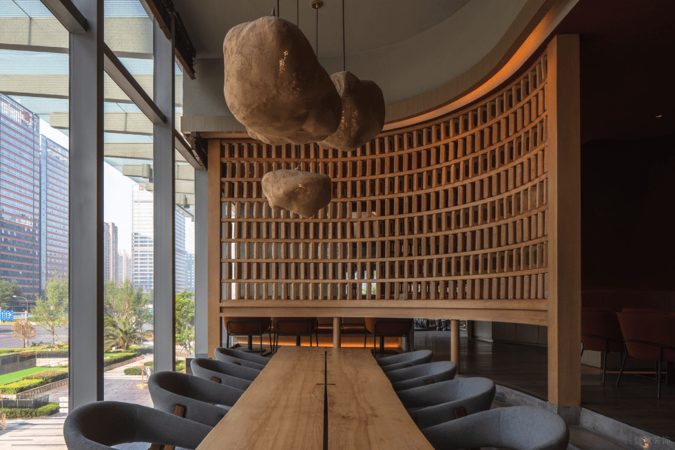 深圳羅湖中華花園簡約風(fēng)格休閑酒吧裝修案例半開放式包廂