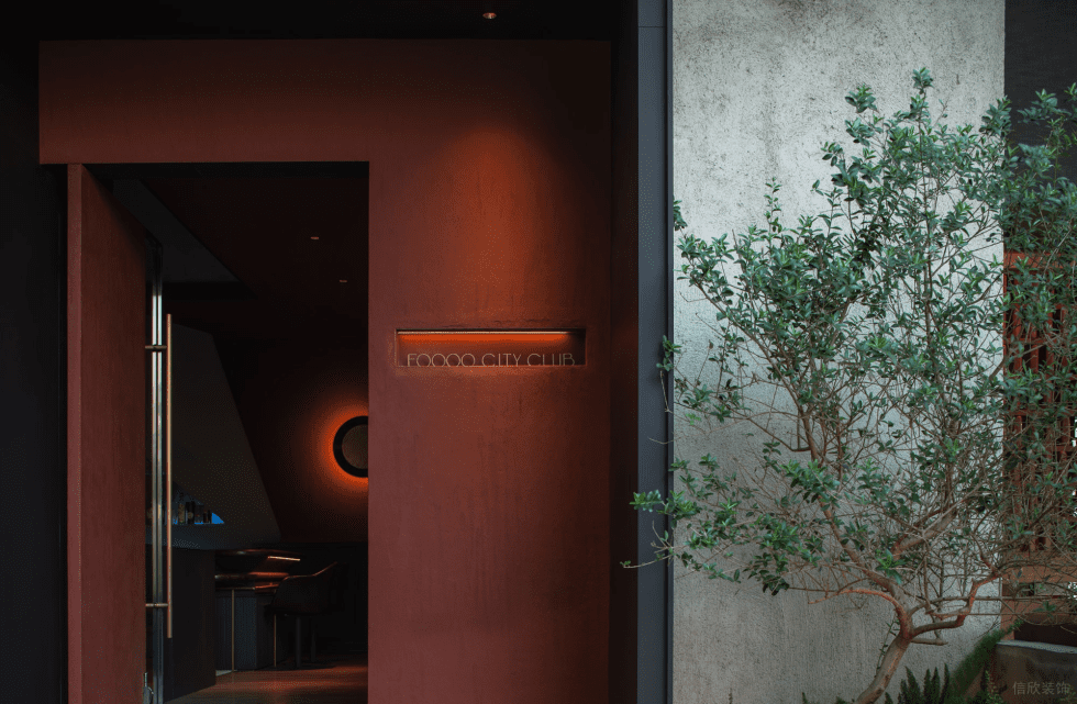 深圳羅湖中華花園簡(jiǎn)約風(fēng)格休閑酒吧裝修案例入口