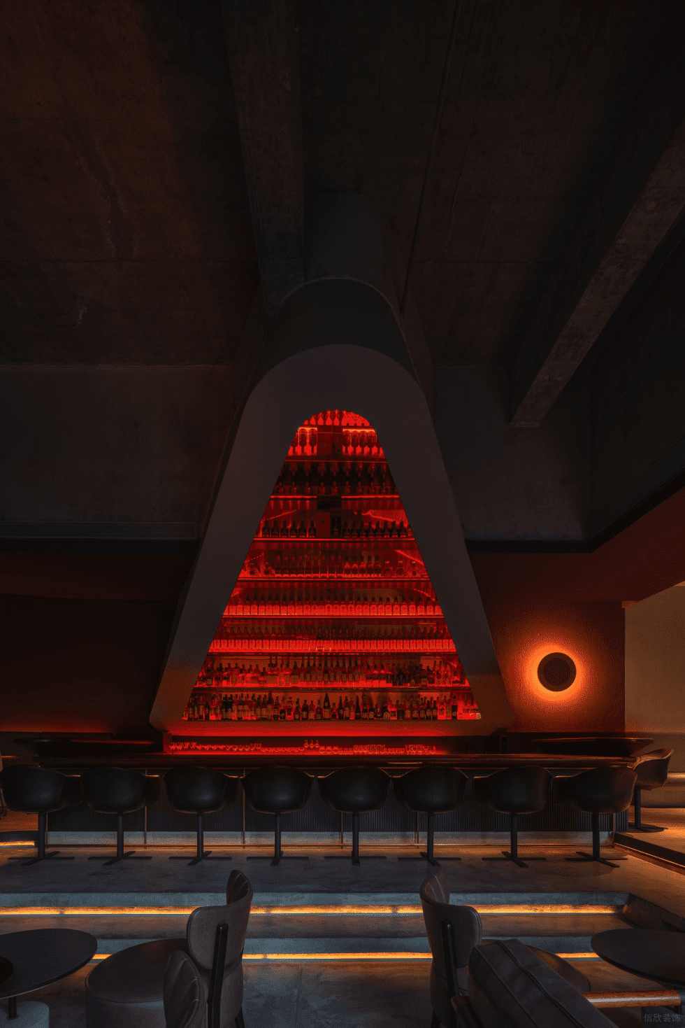 深圳羅湖中華花園簡約風(fēng)格休閑酒吧裝修案例吧臺