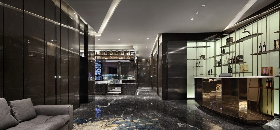 深圳南山天利名城現(xiàn)代中式風(fēng)格湘菜館裝修案例電梯廳 深圳南山天利名城現(xiàn)代中式風(fēng)格湘菜館裝修案例電梯廳