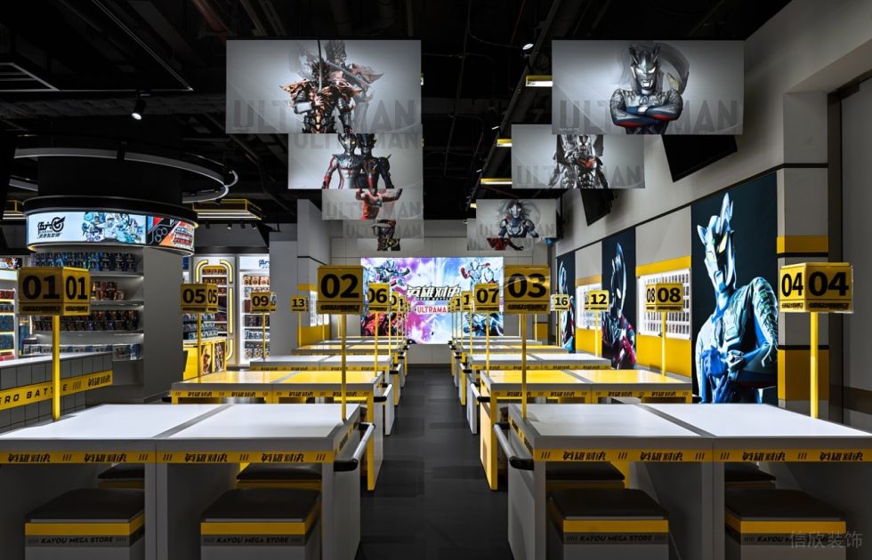 深圳市寶安區(qū)沙井現(xiàn)代風(fēng)卡游旗艦店裝修設(shè)計交流區(qū)