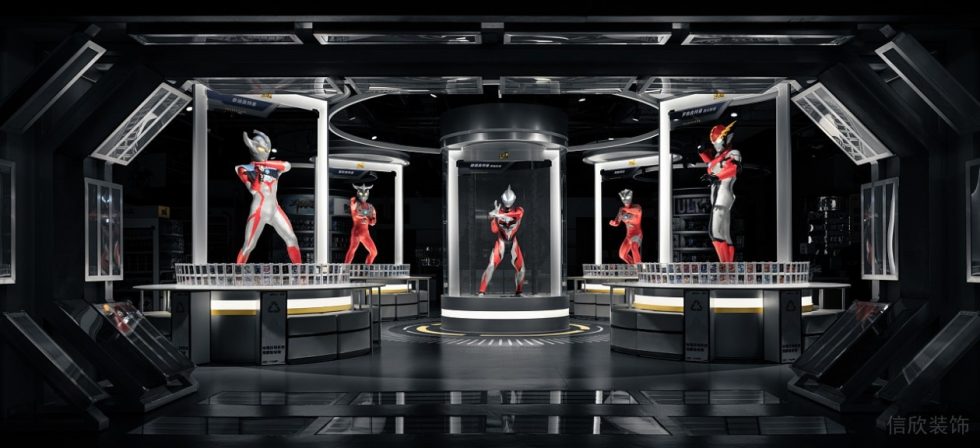 深圳市寶安區(qū)沙井現(xiàn)代風(fēng)卡游旗艦店裝修設(shè)計模型展區(qū)二