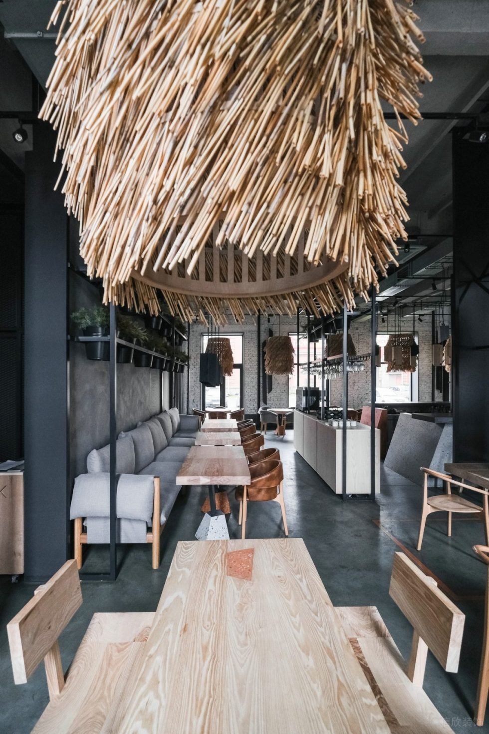 深圳市寶安中心區(qū)個性自然風(fēng)餐飲店鋪軟座就餐區(qū)