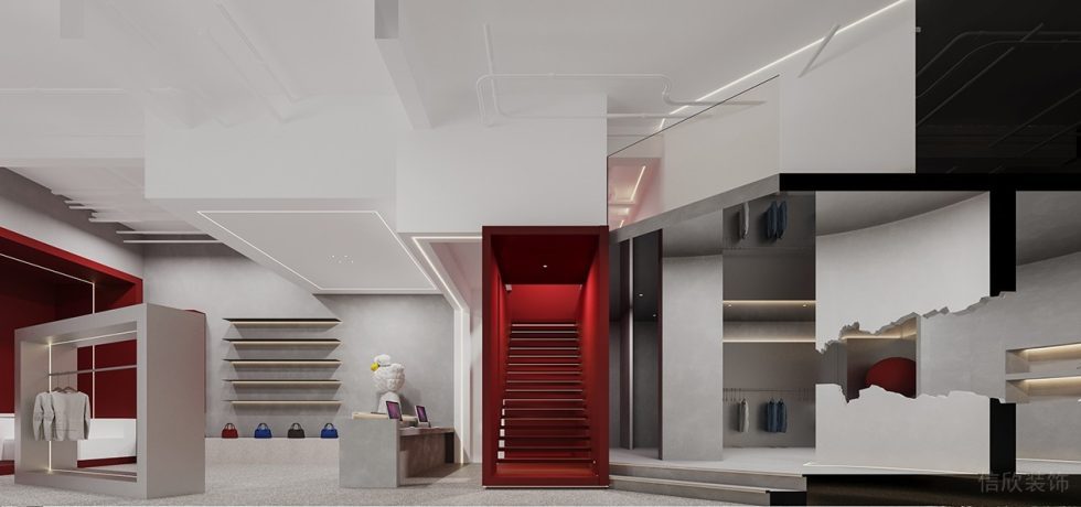 深圳市龍崗區(qū)坂田hby買(mǎi)手店裝修設(shè)計(jì)紅色展柜 深圳市龍崗區(qū)坂田hby買(mǎi)手店裝修設(shè)計(jì)紅色展柜