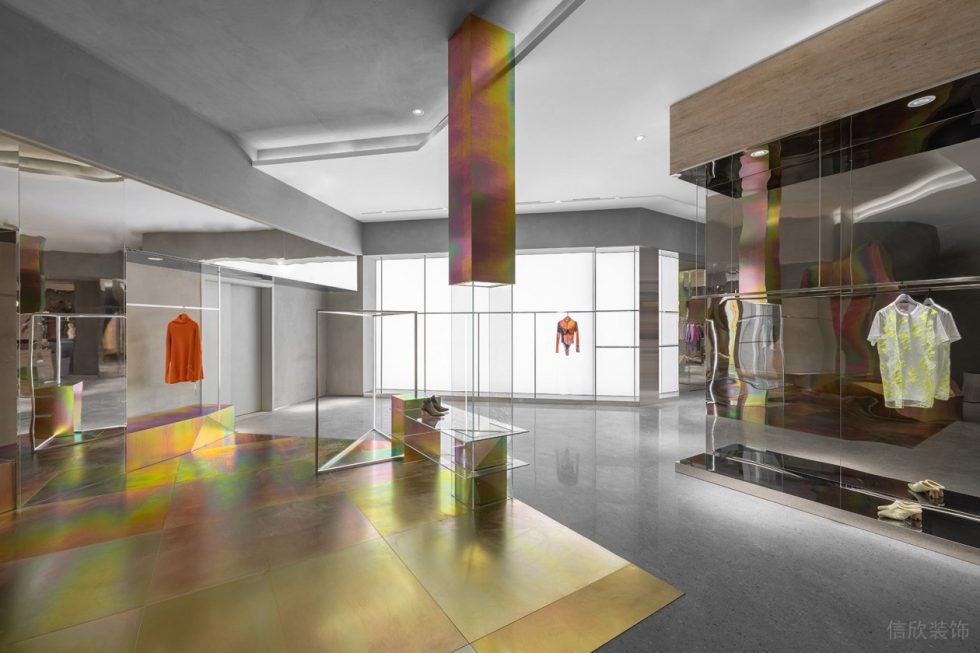 深圳市龍崗區(qū)龍崗中心城x Select 服裝店買手店裝修設(shè)計(jì)魅彩金屬地面 深圳市龍崗區(qū)龍崗中心城x Select 服裝店買手店裝修設(shè)計(jì)魅彩金屬地面