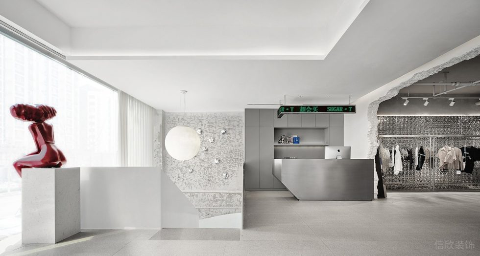 深圳市南山區(qū)后?，F(xiàn)代風(fēng)sugar.t 買手店裝修設(shè)計(jì)前臺(tái)
