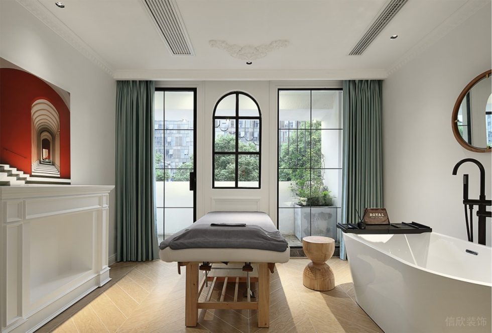 深圳市南山區(qū)南油輕奢風美容店裝修設計美容間 深圳市南山區(qū)南油輕奢風美容店裝修設計美容間