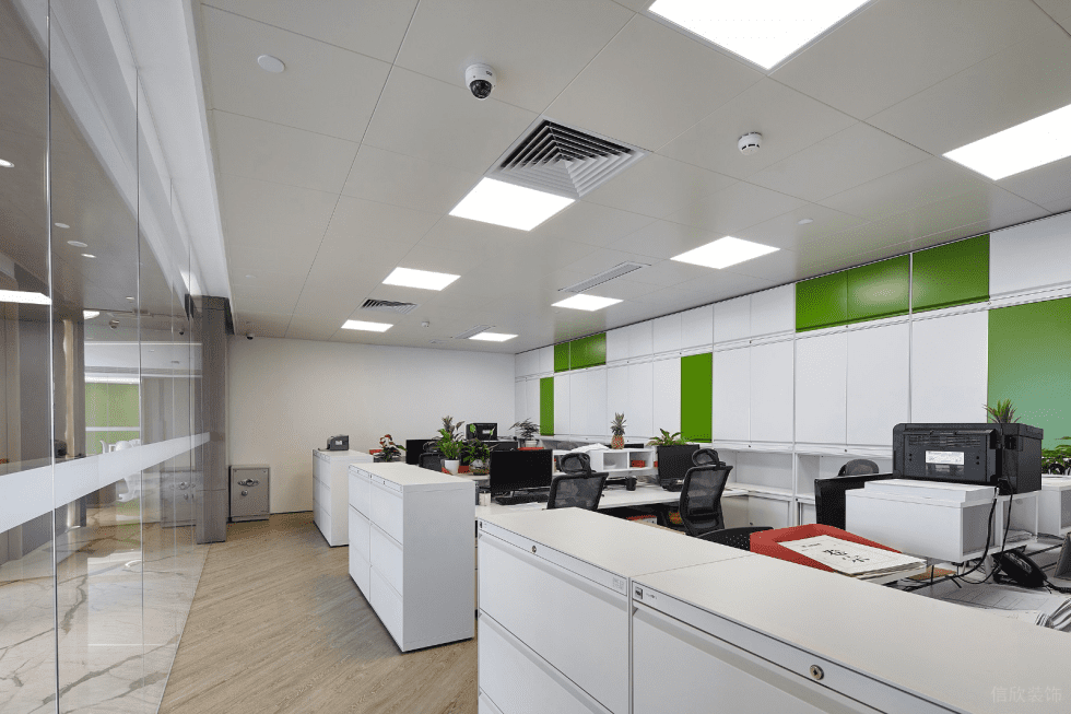 深圳南山濠盛商務(wù)中心1100平方米現(xiàn)代混搭風(fēng)辦公室裝修案例財務(wù)室