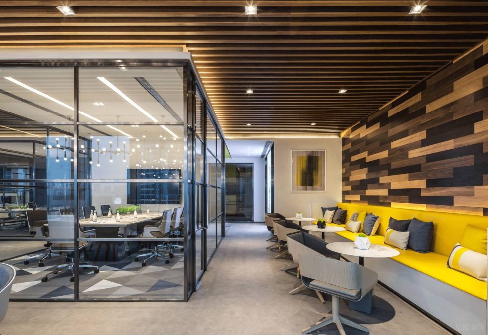 深圳南山香江金融中心300平方米現代工業(yè)風公司裝修案例休閑區(qū)