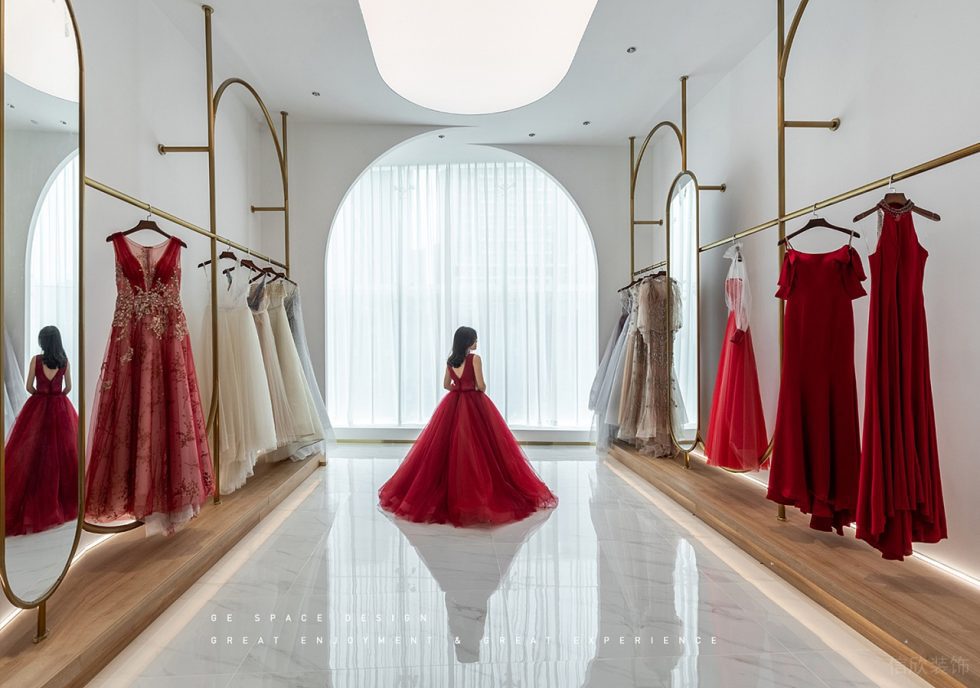 深圳市寶安區(qū)福永現(xiàn)代輕奢風(fēng)國(guó)際婚紗一品cg店裝修設(shè)計(jì)婚紗展廳