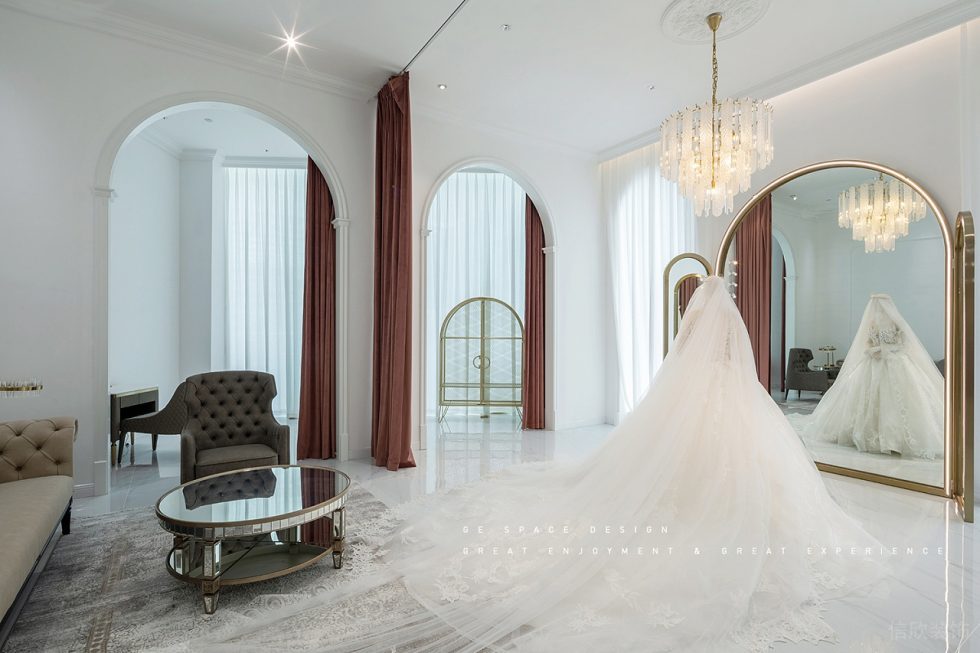 深圳市寶安區(qū)福永現(xiàn)代輕奢風(fēng)國(guó)際婚紗一品cg店裝修設(shè)計(jì)休息區(qū)二