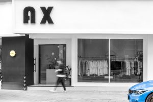 深圳市龍崗區(qū)橫崗現(xiàn)代風女裝店pin Xi「暗香 女裝」裝修設計門面