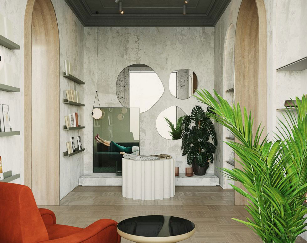 深圳市龍崗區(qū)平湖復古風定制服裝店墻面鏡子設計 深圳市龍崗區(qū)平湖復古風定制服裝店墻面鏡子設計