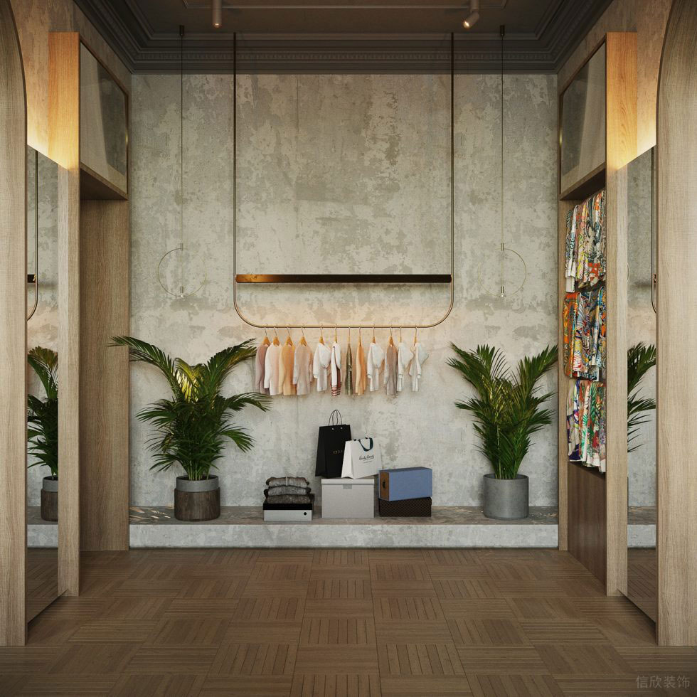 深圳市龍崗區(qū)平湖復古風定制服裝店服飾展示架 深圳市龍崗區(qū)平湖復古風定制服裝店服飾展示架