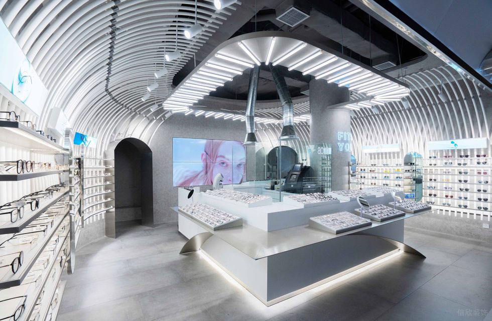 深圳市龍崗區(qū)中心城現(xiàn)代風(fēng)aojo眼鏡店展臺(tái)展柜裝修設(shè)計(jì)效果圖 深圳市龍崗區(qū)中心城現(xiàn)代風(fēng)aojo眼鏡店展臺(tái)展柜裝修設(shè)計(jì)效果圖