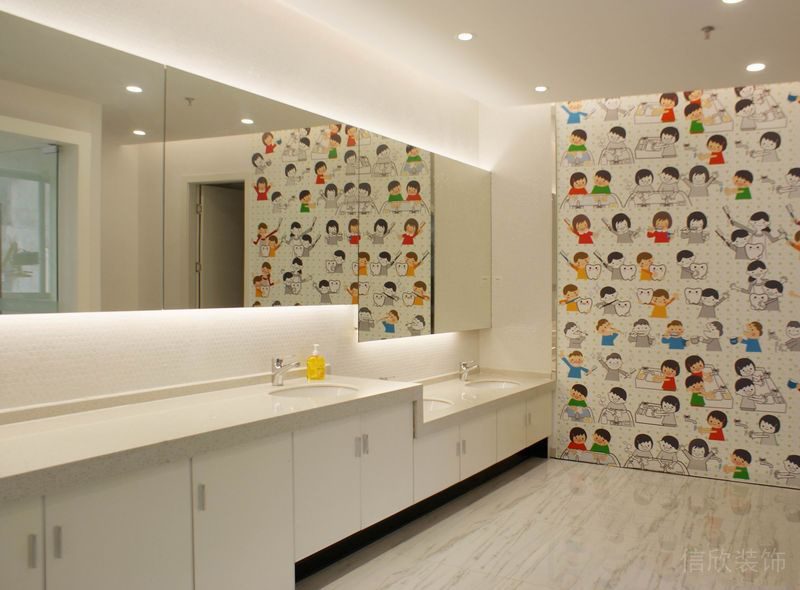 昆明薇思口腔牙科診所洗手臺(tái)裝修設(shè)計(jì)