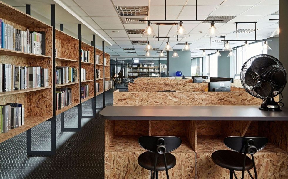 深圳寶安陽基九方廣場600平方米北歐工業(yè)風(fēng)公司裝修案例綜合辦公區(qū)