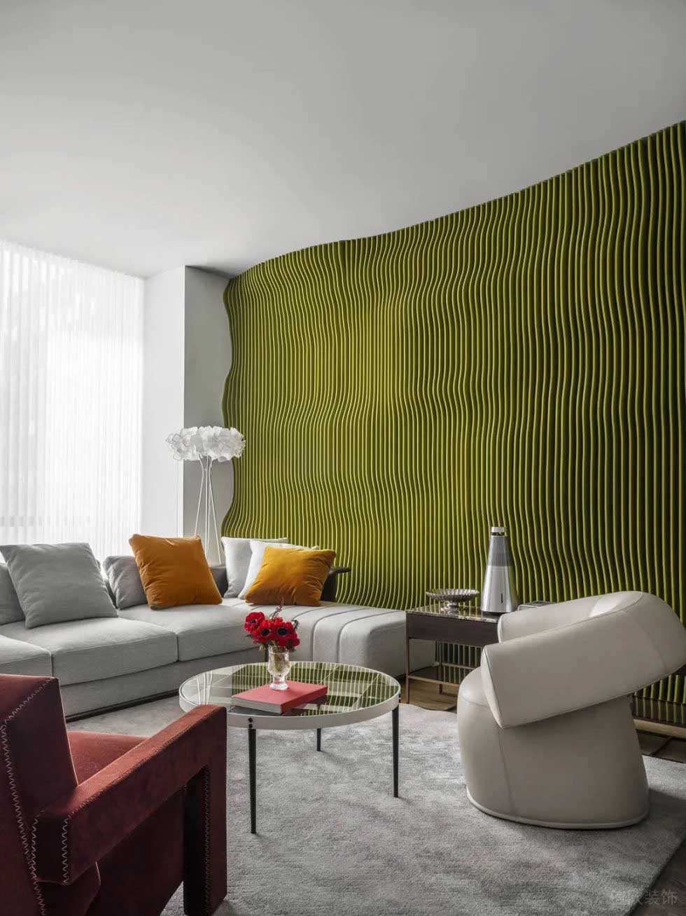 深圳龍崗科爾達(dá)大廈900平方米極簡藝術(shù)風(fēng)辦公室裝修案例接待區(qū)