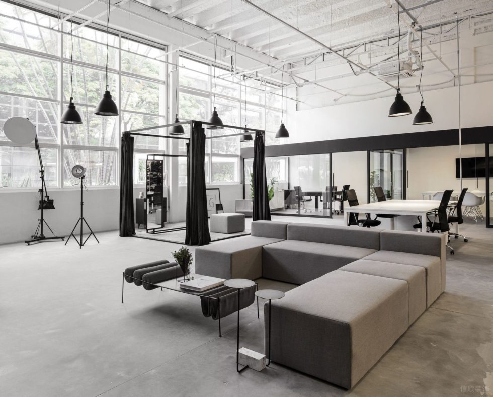 深圳羅湖區(qū)金光華廣場(chǎng)辦公室裝修 接待區(qū)